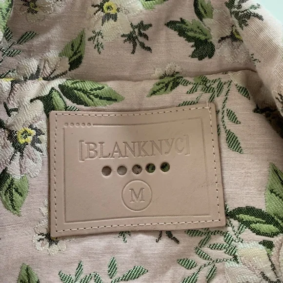 BLank NYC floral biker jacket - Picture 3 of 5